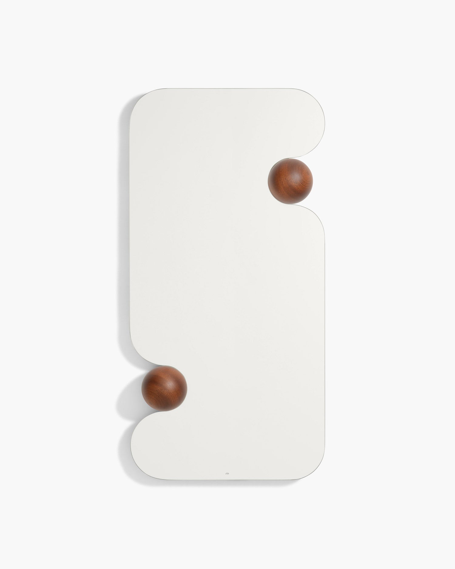 Big Squeeze Mirror Walnut | Sculptural Wall Mirror | RTH
