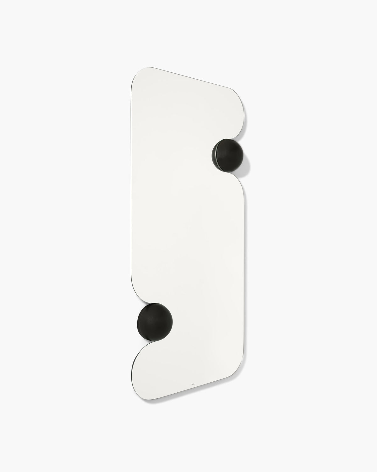 Big Squeeze mirror in Black Oak