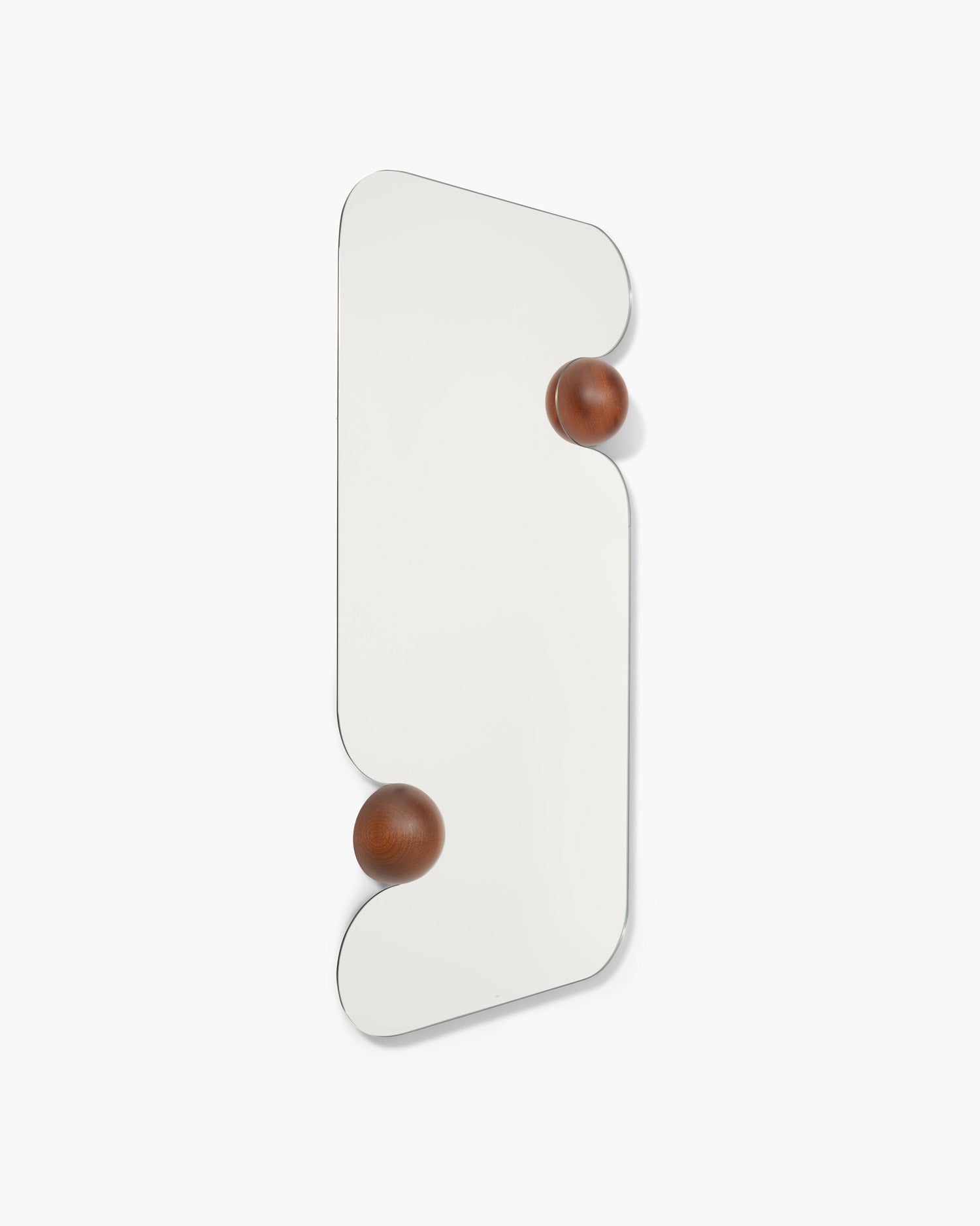 Big Squeeze Mirror Walnut | Sculptural Wall Mirror | RTH
